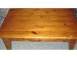 ANTIQUED SOLID PINE coffee table.v heavy,  drawer in....